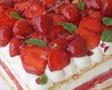 Foto langkah ke 13 dari resep Strawberry Watermelon Cake.