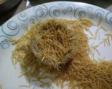 A picture of step 2 of Birds nest.