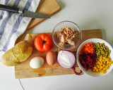 Foto del paso 1 de la receta: Ensalada de patata y huevo
