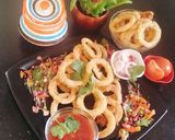 A picture of step 5 of Garlic potato rings and Garlic tomato chutney.