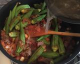 A picture of step 7 of Mediterranean Okra and Tomato Stew.