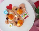 รูปขั้นตอนการทำที่ 4 ของ แพนเค้กอัลมอนด์คุณหมี “ I Love You Beary Much”