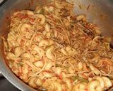 A picture of step 3 of Chicken pasta.