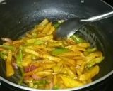 A picture of step 2 of Chilli potato.
