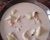 A picture of step 5 of Gazpachuelo.