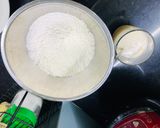 Hình bước làm 1 của món Bánh bao kim sa trứng muối