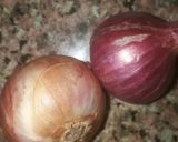A picture of step 4 of Whait mutton krahi.