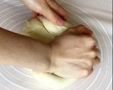 A picture of step 8 of Japanese soft and fluffy condensed milk bread.