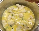 A picture of step 5 of Baccalà alla Vicentina with Fried Polenta.