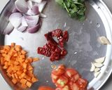 A picture of step 1 of Carrot chutney.