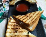ক্রীমি চিকেন স্যান্ডুইচ (Creamy chicken sandwich recipe in Bengali) রেসিপি ধাপ - 7 ছবি