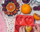 Foto del paso 13 de la receta ¡Bizcochitos ❤️ de Naranja rellenos de mermelada de fresa!