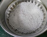 A picture of step 1 of Sago and sewai Kheer/Tapioca and Vermicelli Dessert.