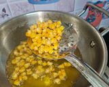 A picture of step 3 of Crispy masala Corn 🌽.