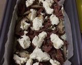 Foto langkah ke 6 dari resep Keto baked mashed Cheese Cauliflower with brisket.