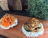 Foto langkah ke 6 dari resep Vegan Rice Burger.