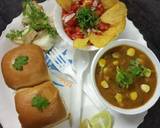 Sweet corn pav bhaji recipe step 6 photo
