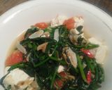 Foto langkah ke 4 dari resep Tumis daun lumai ebi mix tahu.