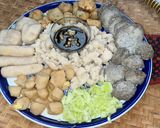 Foto langkah ke 10 dari resep Pempek Lenjer, Kapal Selam, Adaan & Tekwan Ikan Tenggiri Nikmat!.
