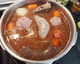 Foto del paso 4 de la receta: Escudella barrejada de Arroz y Fideos amb carn d,olla
