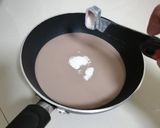 Gambar langkah 2 resipi Puding Milo Kotak.