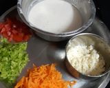 A picture of step 1 of Quick Tiffin Pizza Pancake.