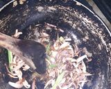 A picture of step 2 of Aloo Bhujiya.