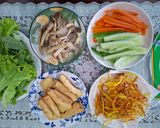 Hình bước làm 4 của món Gỏi cuốn chay