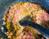 A picture of step 2 of Punjabi Dum aloo with fenugreek leaves.