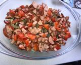 Zapiekanka z makaronem słodko-kwaśne krok przepisu 3 zdjęcie