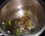 A picture of step 1 of Tulsi cinnamon ginger Tea.