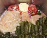 A picture of step 5 of Stuffed Grape Leaves with Marinated Chicken Breasts.