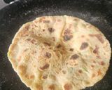 A picture of step 9 of Vrat Farali Thali: Potato Peanut Kadhi, Barnyard Khichdi, Rajgira Potato Paratha, Potato Sabzi.