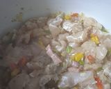 Foto del paso 1 de la receta: Tortilla al horno con pollo y zucchini