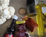 Sült karfiol patizonos lecsóval recept fázis 1 fotója