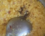 A picture of step 3 of Saffron kalakand.