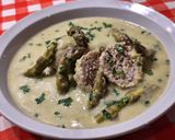 Spárga krémleves spárgás húsgombóccal recept fázis 9 fotója
