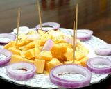 A picture of step 3 of Cheese n Onion Bittings#Theme Challenge #Photography Challenge.