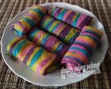 Foto langkah ke 7 dari resep Dadar gulung pelangi.