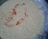 A picture of step 1 of Besan ki katli.