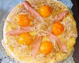 Hình bước làm 5 của món Bánh bông lan chà bông trứng muối