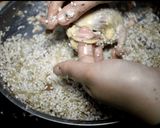 صورة لخطوة 5 من وصفة لو الحمام بيفرقع منك تعالي نعمله علي اصوله من الالف للياء مطبخ ساسي