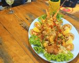 รูปขั้นตอนการทำที่ 5 ของ กุ้งมังกรทอดราดซอสเปรี้ยวหวาน
