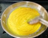 A picture of step 4 of Ghee Mysore Pak.