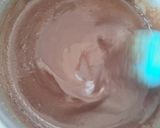 Foto langkah ke 2 dari resep Fudgy Bitter Sweet Black Brownies.