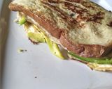 A picture of step 5 of Unleavened bread or sandwich bread with avocado and egg.