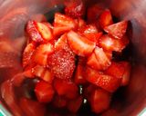 A picture of step 1 of Coconut Strawberry Chia Smoothie with Fresh Fruits & Nuts.