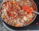 Foto del paso 2 de la receta: Lasaña de pollo, berenjena y puré de patata