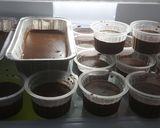Foto langkah ke 3 dari resep Puding Brownies Coklat Fla.