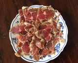 A picture of step 3 of California Farm Serrano Ham & Brie Pizza.